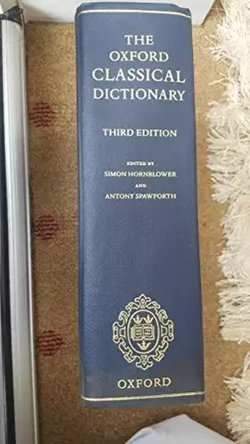 Couverture du produit · The Oxford Classical Dictionary