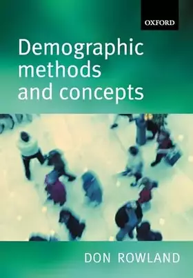 Couverture du produit · Demographic Methods and Concepts