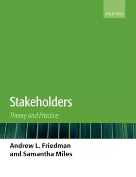 Couverture du produit · Stakeholders: Theory and Practice