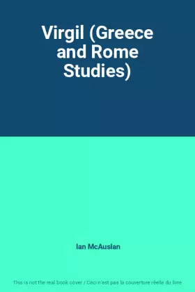 Couverture du produit · Virgil (Greece and Rome Studies)