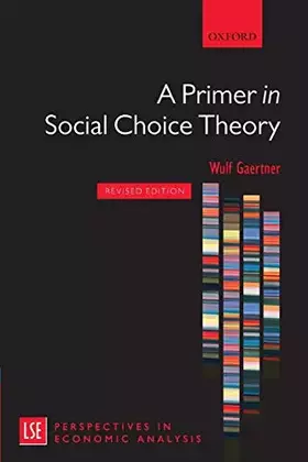 Couverture du produit · A Primer in Social Choice Theory