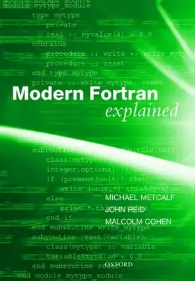 Couverture du produit · Modern Fortran Explained (Numerical Mathematics and Scientific Computation)
