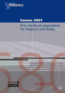 Couverture du produit · Census 2001: First Results on Population for England and Wales