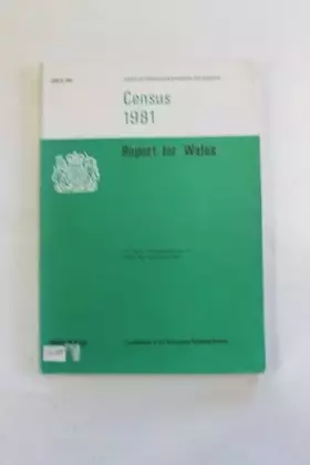 Couverture du produit · Census, 1981: Report for Wales
