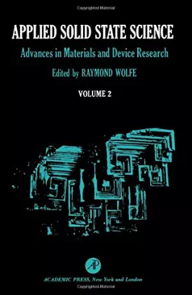 Couverture du produit · Applied Solid State Science