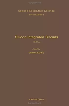 Couverture du produit · Applied Solid State Science: Silicon Integrated Circuits Suppt. 2, Pt. A: Advances in Materials and Device Research