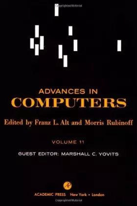 Couverture du produit · Advances in Computers