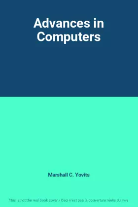 Couverture du produit · Advances in Computers