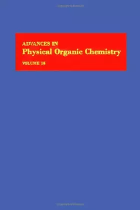 Couverture du produit · Advances in Physical Organic Chemistry