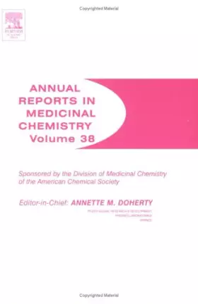 Couverture du produit · Annual Reports in Medicinal Chemistry