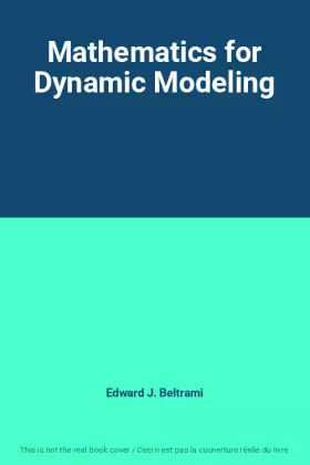 Couverture du produit · Mathematics for Dynamic Modeling