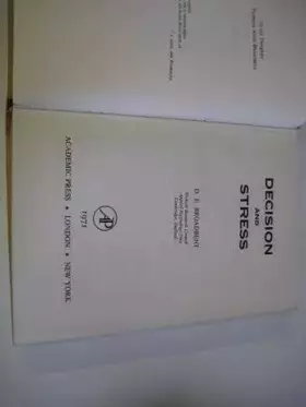 Couverture du produit · Decision and Stress