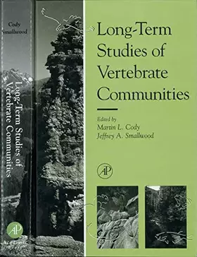 Couverture du produit · Long-Term Studies of Vertebrate Communities