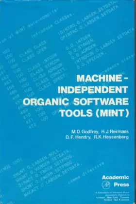 Couverture du produit · Machine-independent Organic Software Tools