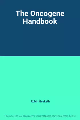 Couverture du produit · The Oncogene Handbook