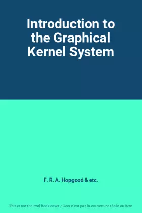 Couverture du produit · Introduction to the Graphical Kernel System