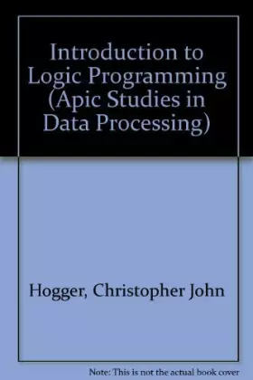 Couverture du produit · Introduction to Logic Programming