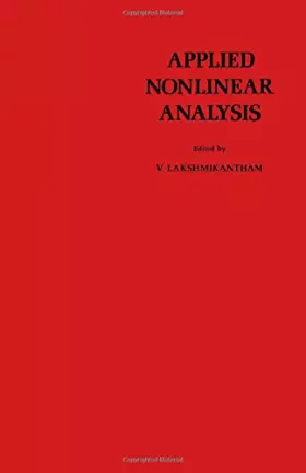 Couverture du produit · Applied Nonlinear Analysis