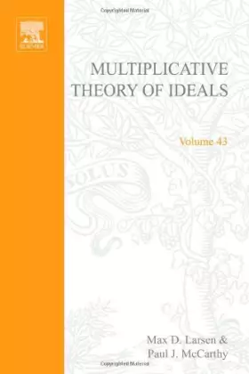 Couverture du produit · Multiplicative Theory of Ideals