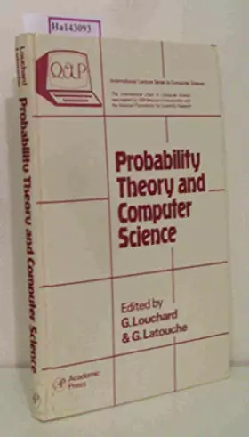 Couverture du produit · Probability Theory and Computer Science