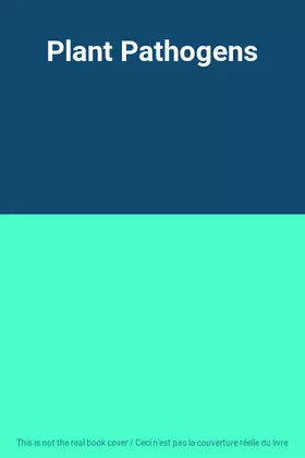 Couverture du produit · Plant Pathogens