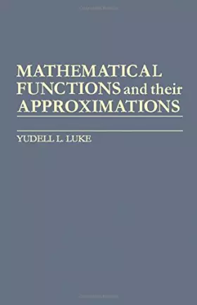 Couverture du produit · Mathematical Functions and Their Approximations