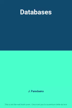 Couverture du produit · Databases