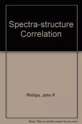 Couverture du produit · Spectra-structure Correlation