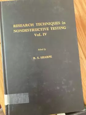 Couverture du produit · Research Techniques In Nondestructive Testing, Vol. 4