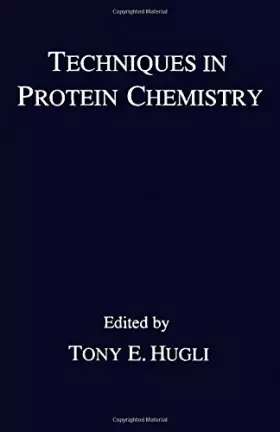 Couverture du produit · Techniques in Protein Chemistry