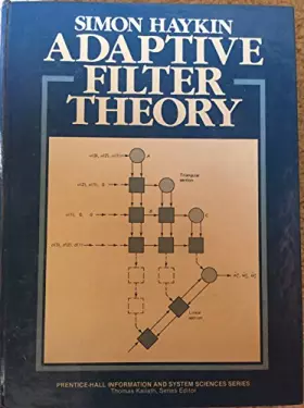 Couverture du produit · Adaptive Filter Theory