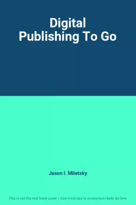 Couverture du produit · Digital Publishing To Go