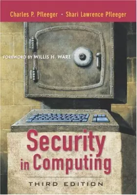 Couverture du produit · Security in Computing