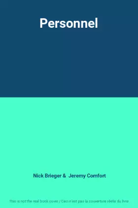 Couverture du produit · Personnel