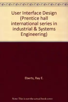 Couverture du produit · User Interface Design