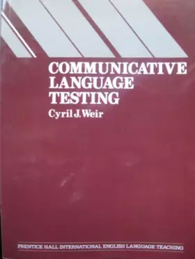 Couverture du produit · Communicative Language Testing