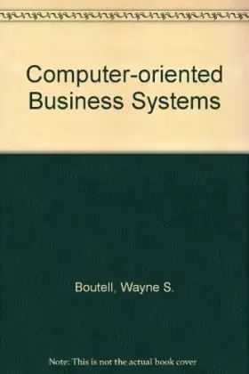 Couverture du produit · Computer-oriented business systems,
