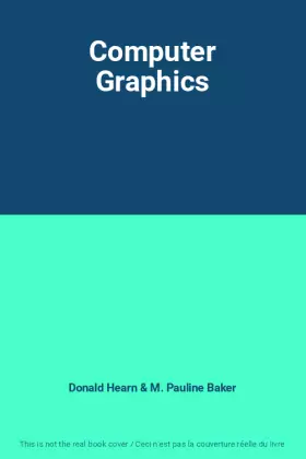 Couverture du produit · Computer Graphics