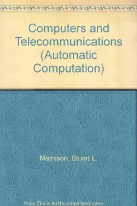 Couverture du produit · Computers and Telecommunications: Issues in Public Policy