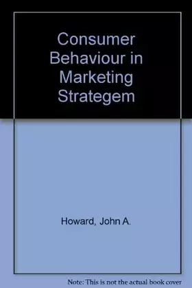 Couverture du produit · Consumer Behaviour in Marketing Strategem