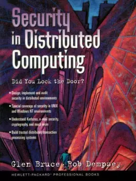 Couverture du produit · Security In Distributed Computing: Did You Lock the Door?