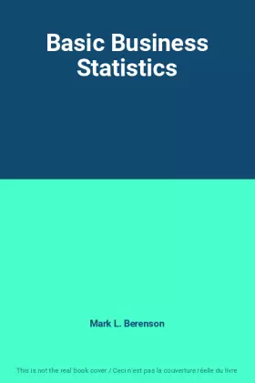 Couverture du produit · Basic Business Statistics