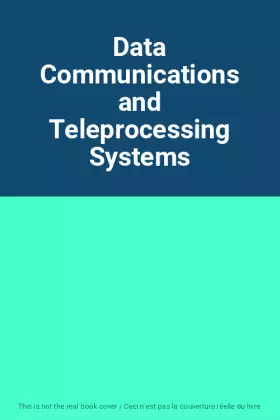 Couverture du produit · Data Communications and Teleprocessing Systems