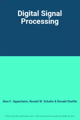 Couverture du produit · Digital Signal Processing
