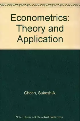 Couverture du produit · Econometrics: Theory and Application