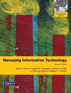 Couverture du produit · Managing Information Technology
