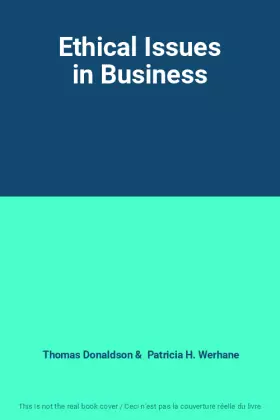 Couverture du produit · Ethical Issues in Business
