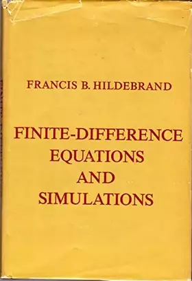 Couverture du produit · Finite-difference Equations and Simulations