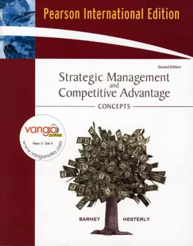 Couverture du produit · Strategic Management and Competitive Advantage: Concepts