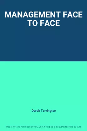 Couverture du produit · MANAGEMENT FACE TO FACE